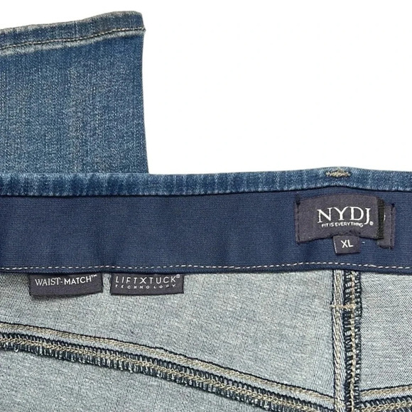 NYDJ NWOT Women’s XL Waist-Match Lift x Tuck Technology Marilyn Straight Jean - Picture 4 of 12